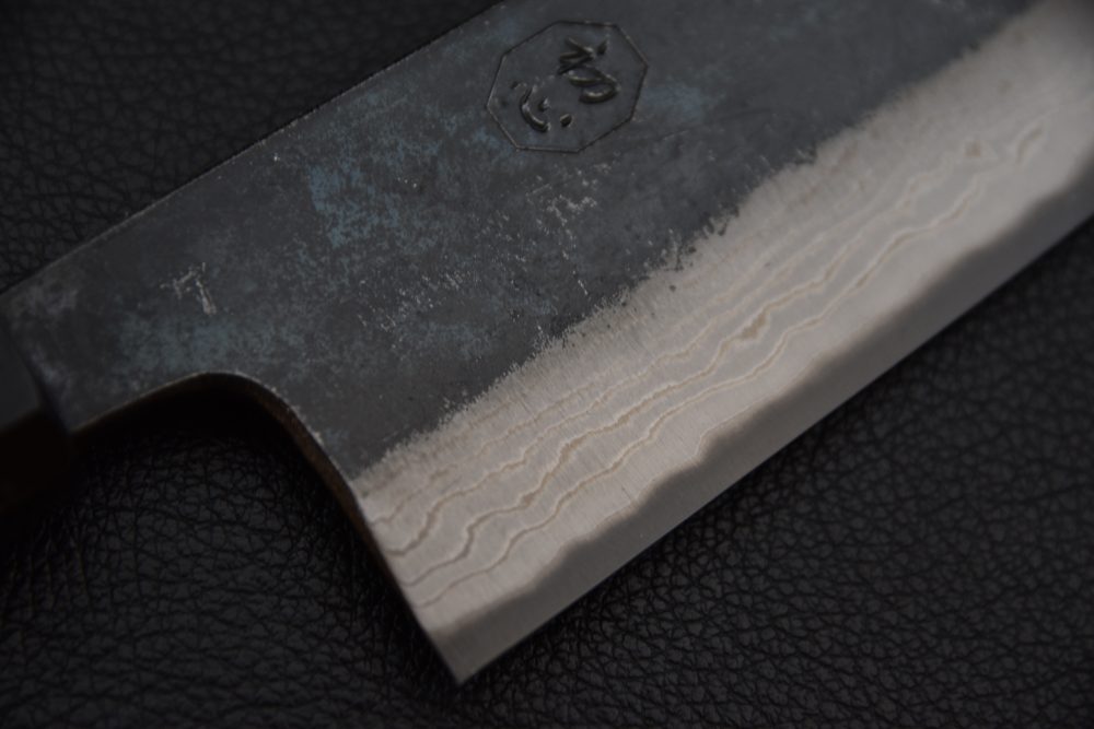 Hatsukokoro Kumokage Aogami #2 Damascus Kurouchi Gyuto 210mm Tagayasan