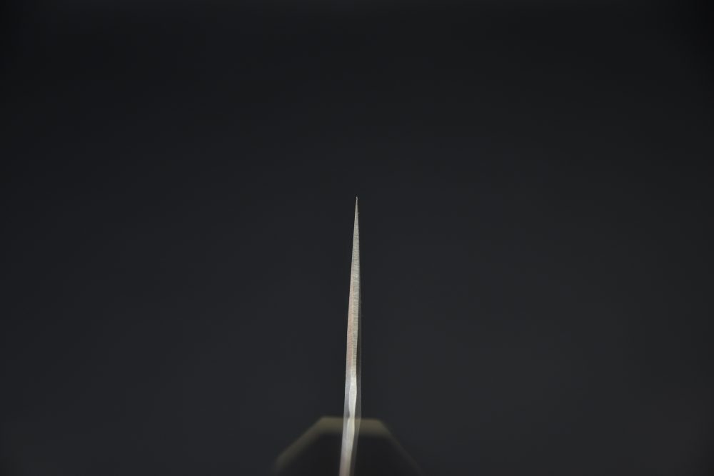 Mazaki Hamono Shirogami #2 Migaki Gyuto 240mm Ébène