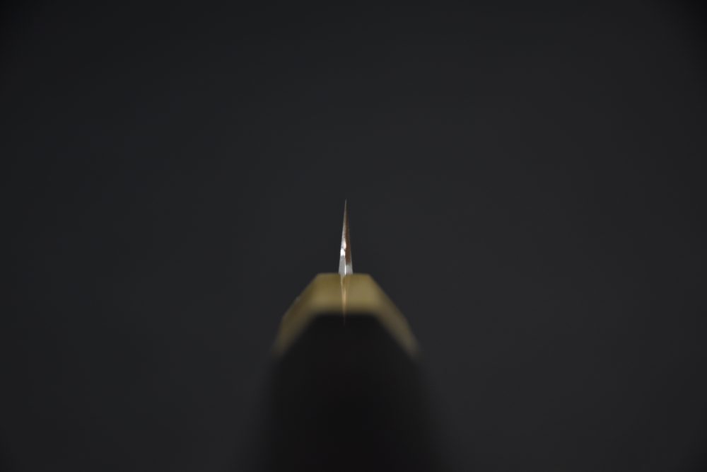 Hitohira Tanaka Kyuzo Aogami #1 Migaki Petty 120mm Taihei Ébène