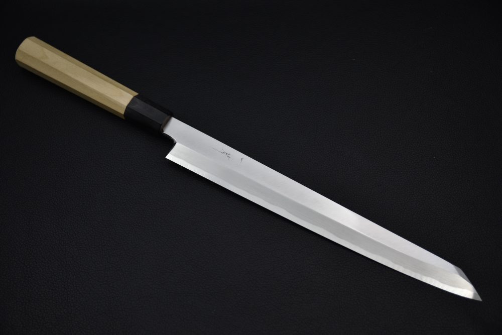 Hitohira Kikuchiyo Manzo Aogami #2 Kiritsuke Yanagiba 300mm Ho