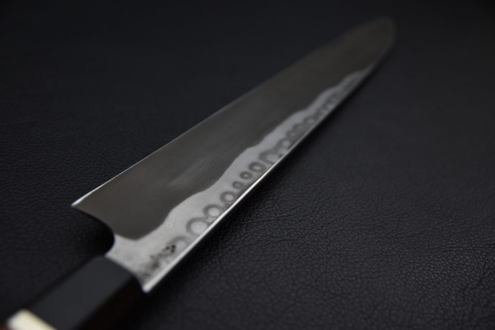 Nigara Hamono Troll killer Aogami #2 Damascus Yanagiba 300 Karin