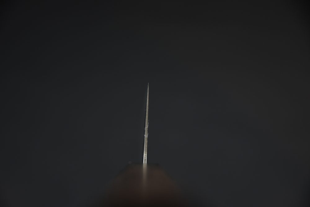 Hitohira Futana Nickel Damascus Bunka Tagayasan