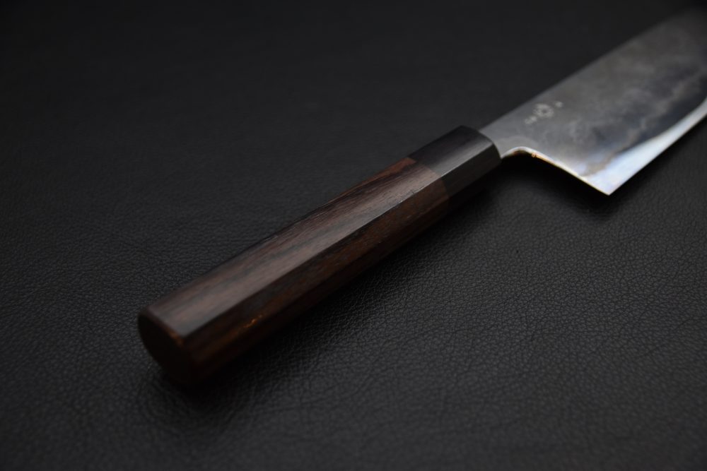 Takada no Hamono Shirogami #1 Suiboku Nakiri 180mm Rose