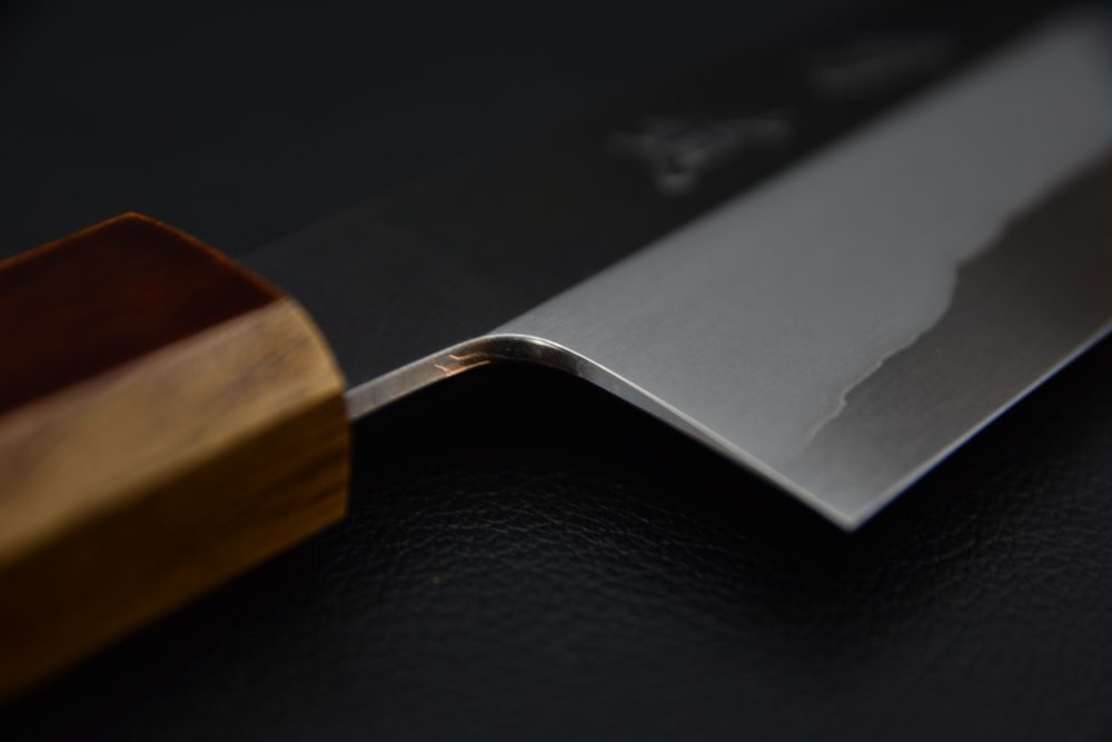 Hado Junpaku Shirogami #1 Stainless Clad Gyuto 210mm Chêne Laqué