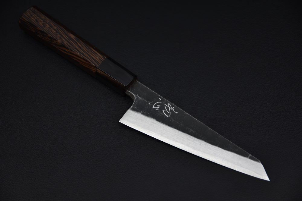 Hatsukokoro Shirasagi Kurouchi Aogami #2 Tsuchime Honesuki 150mm Tagayasan