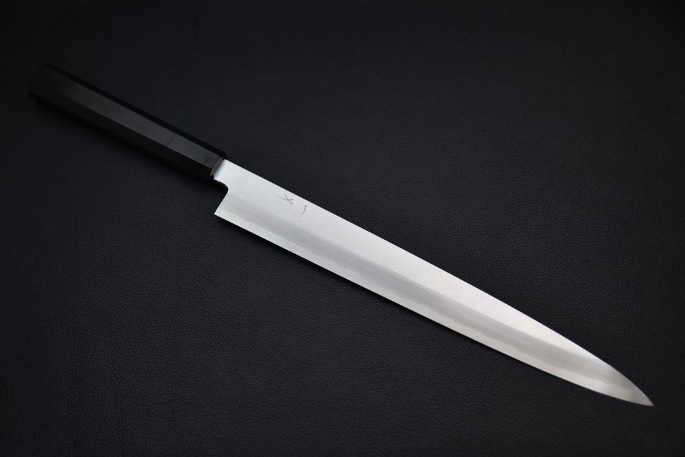 Hitohira Kikuchiyo Manzo Aogami #2 Yanagiba 300mm Ebony