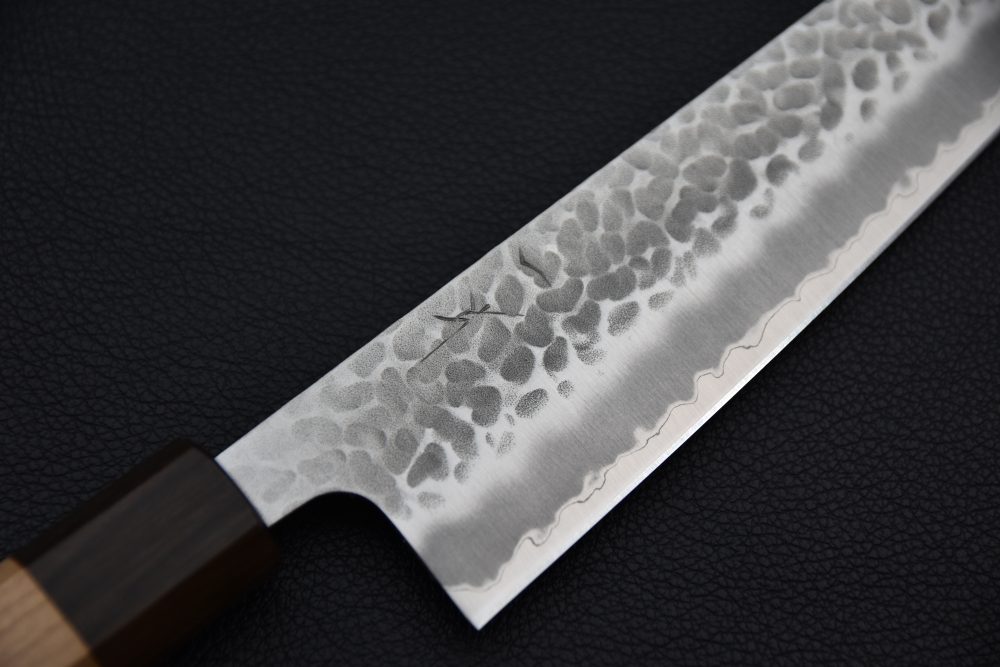 Hitohira Futana SB Migaki Tsuchime Bunka 170mm Cherry wood