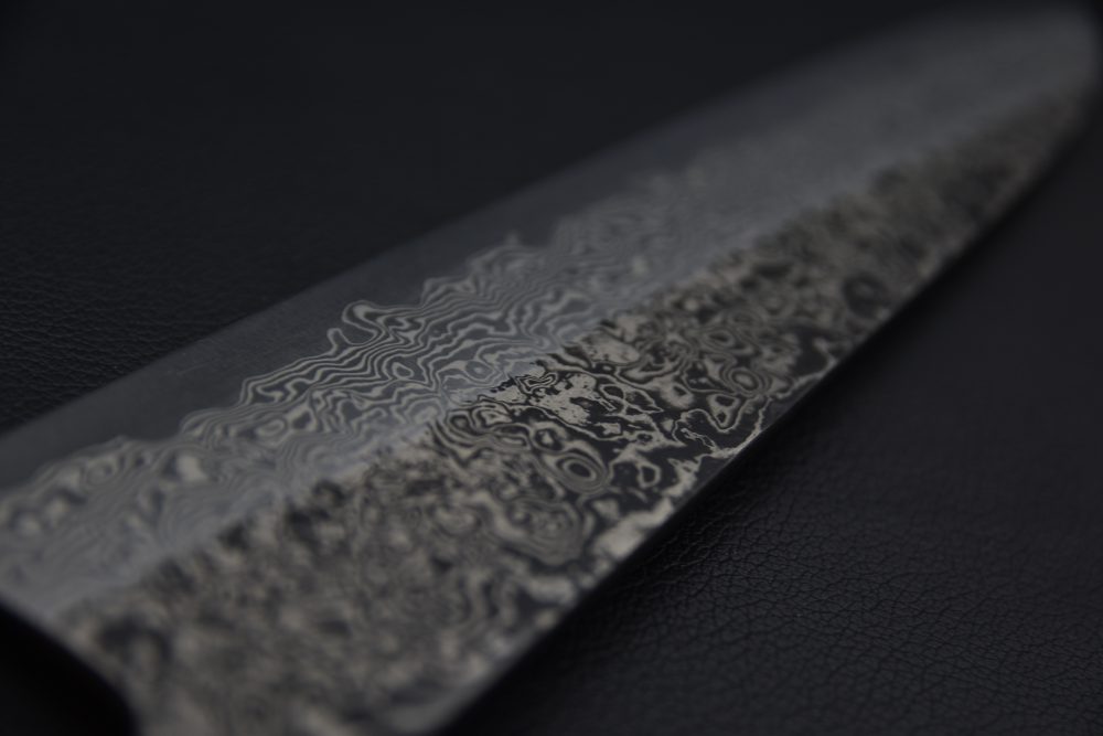 Yoshikane Hamono SLD Damascus Gyuto 210mm Burnt Chestnut