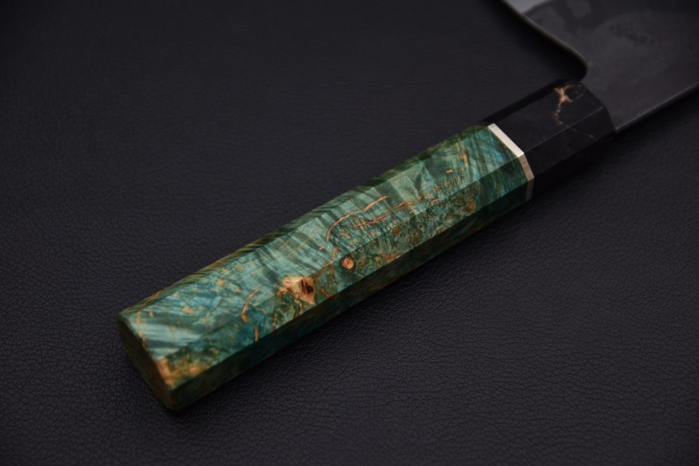 Yoshida Hamono HAP 40 Gyuto 240mm Kurouchi Loupe D'érable (Vert)