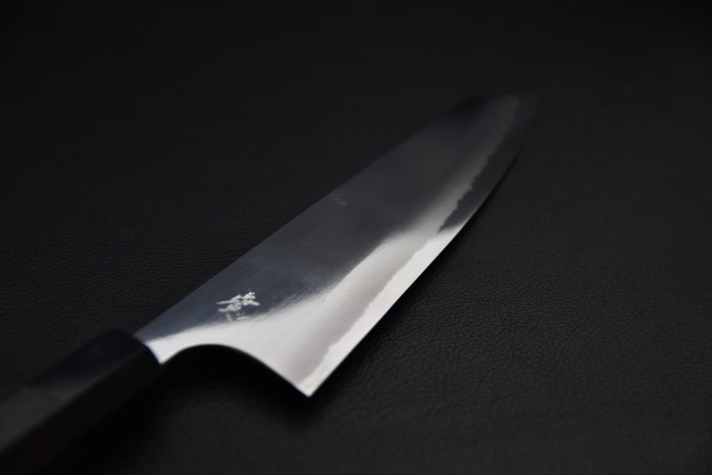 Yoshihiro Yauji Aogami #2 Migaki Kiritsuke 240mm Ébène