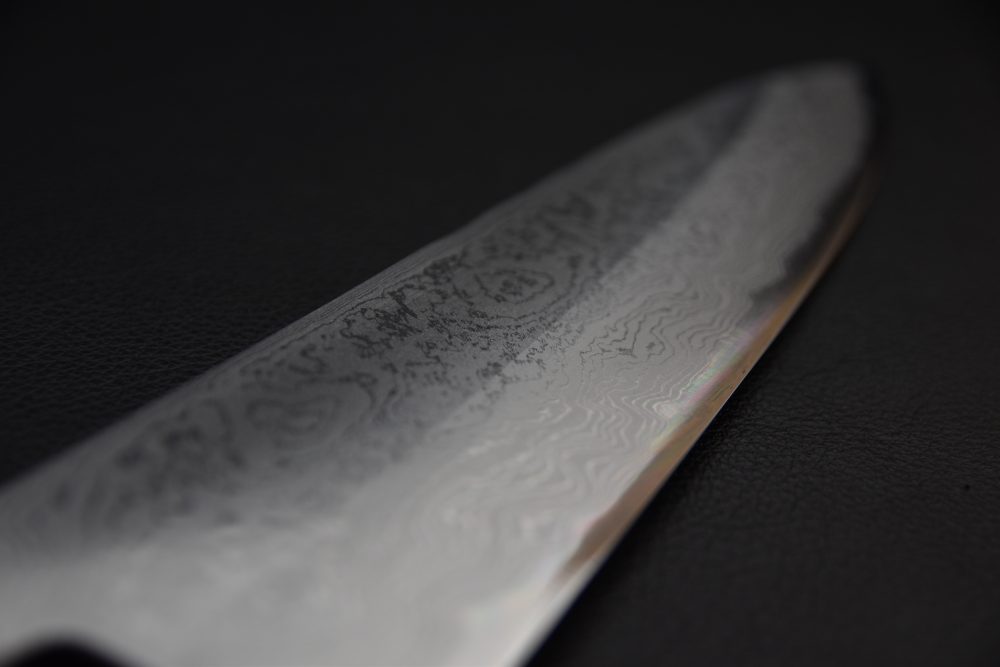 Yoshikazu Tanaka Shirogami #1 Damascus Gyuto 240mm Red Sandalwood