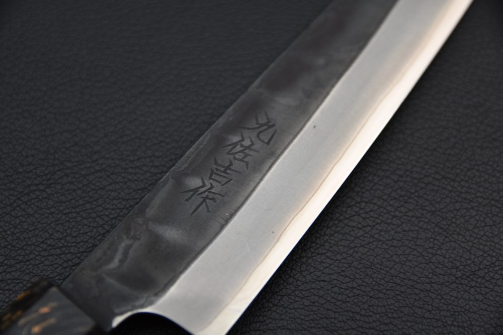 Yoshida Hamono HAP 40 Kiritsuke Petty 135mm Kurouchi Loupe D'érable (Noir)