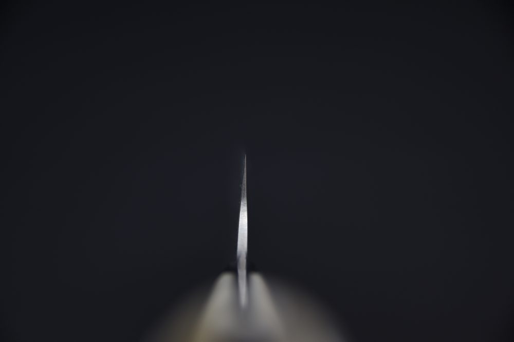 Saji Hamono R2 Damascus Sujihiki Sakimaru 240mm Corne De Cerf