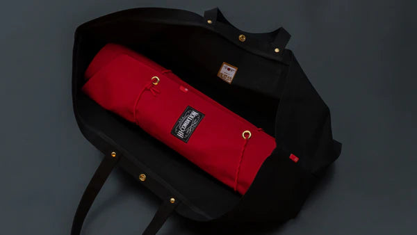 HI-CONDITION Hanpu Canvas Long Tote Black