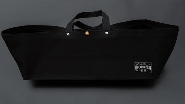 HI-CONDITION Hanpu Canvas Long Tote Black