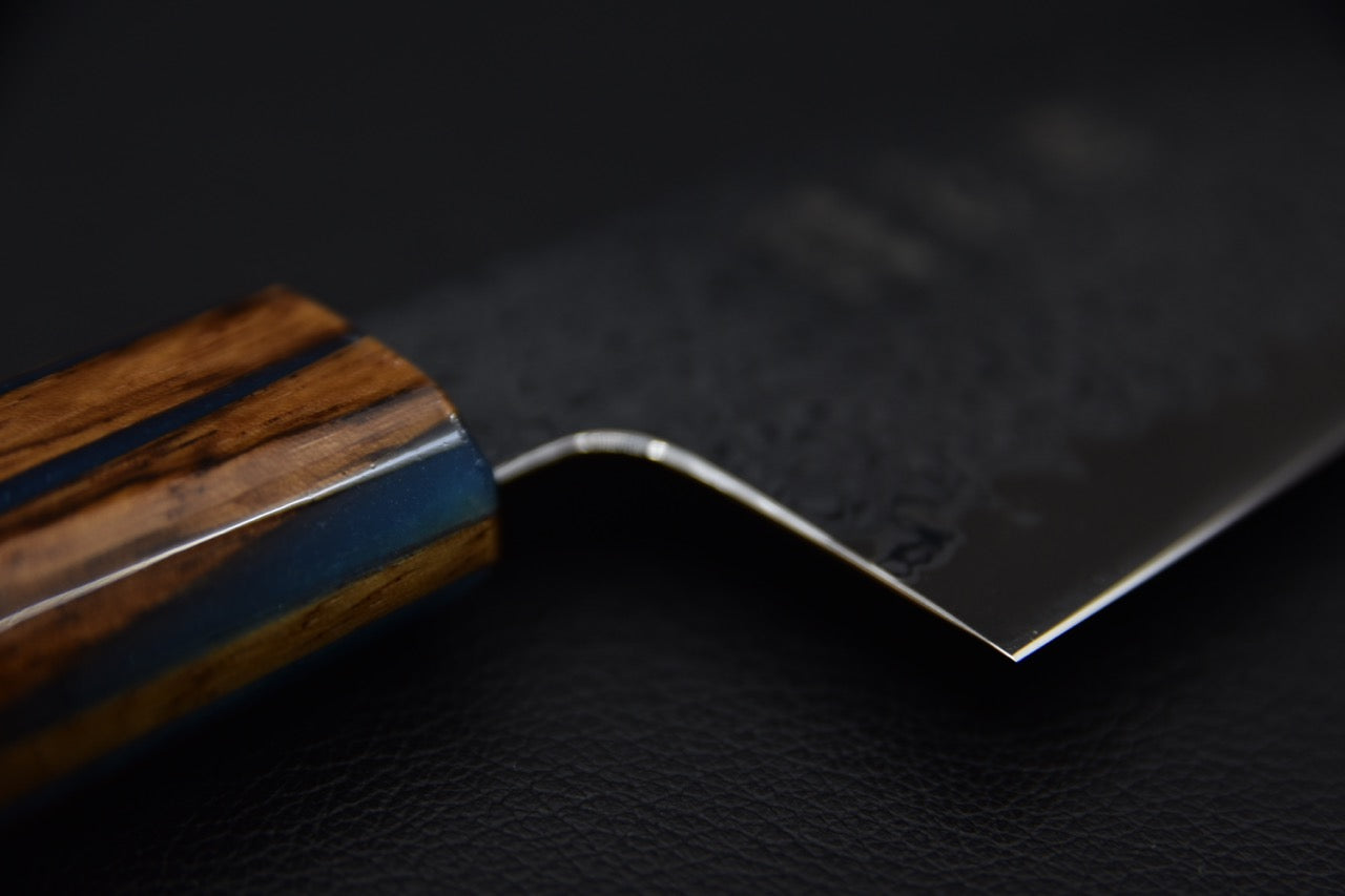 Hatsukokoro Sunaarashi VG10 Kurozome Nickel Damascus Kiritsuke Gyuto 210mm X Québec