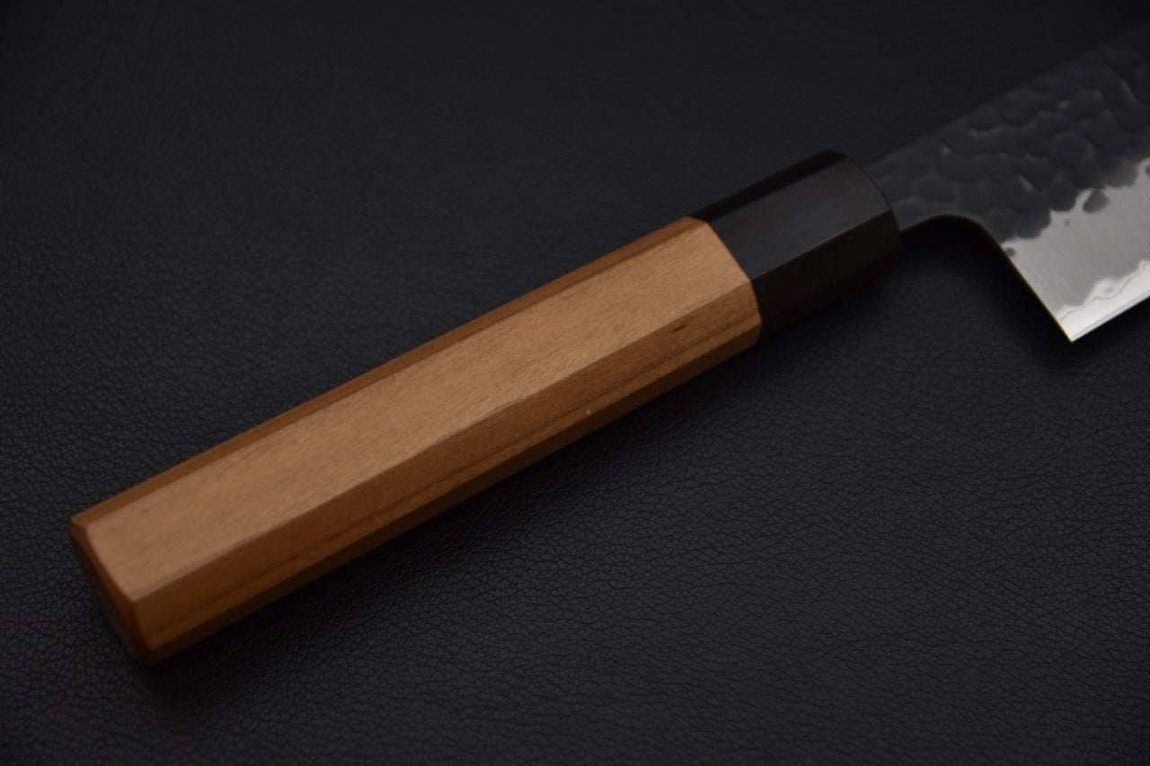 Hitohira Futana SB Kiritsuke Gyuto Kuro Tschime 210mm Cerisier