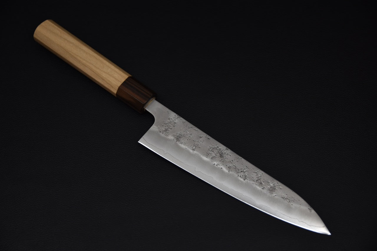 Hitohira Futana S3 Nashiji Gyuto 180mm Cerisier