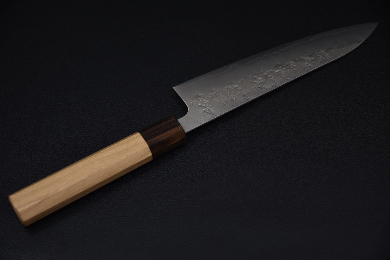 Hitohira Futana S3 Nashiji Gyuto 180mm Cerisier