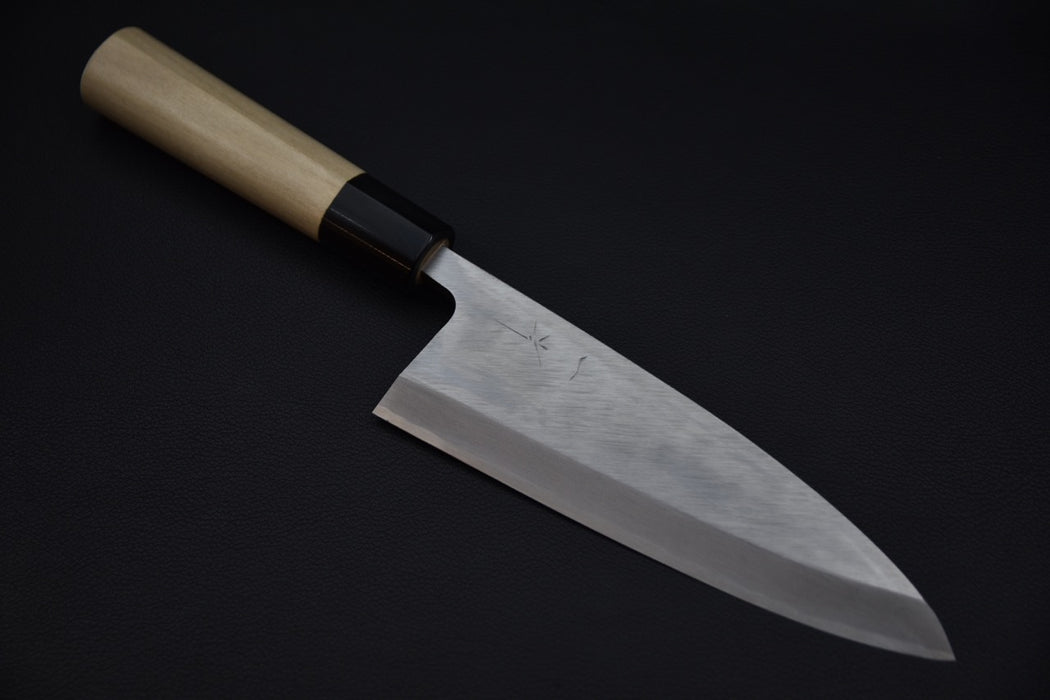 Hitohira Gorobei White #3 Deba 180mm Ho Wood Handle (D-Shape)