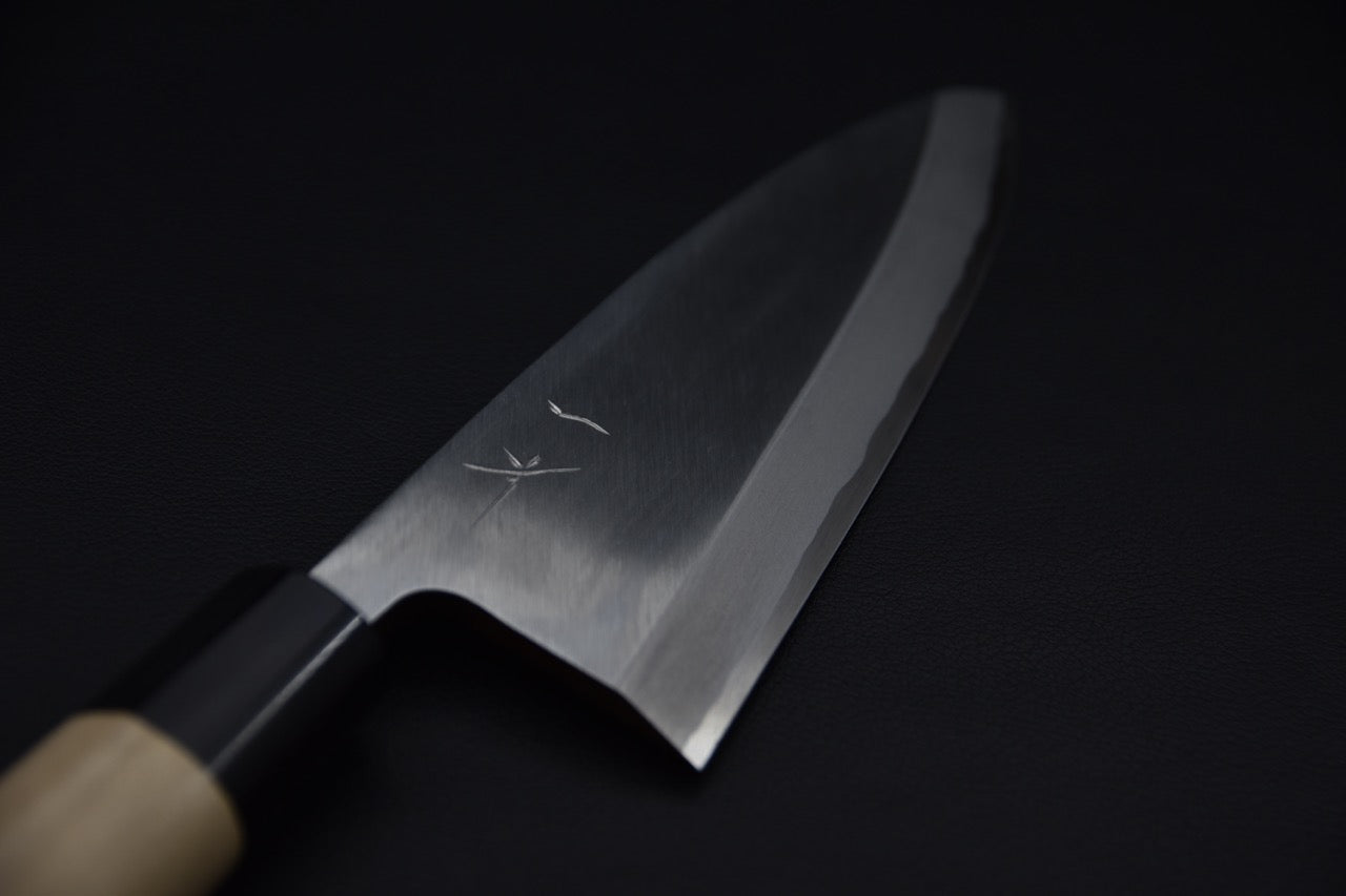 Hitohira Gorobei White #3 Deba 180mm Ho Wood Handle (D-Shape)