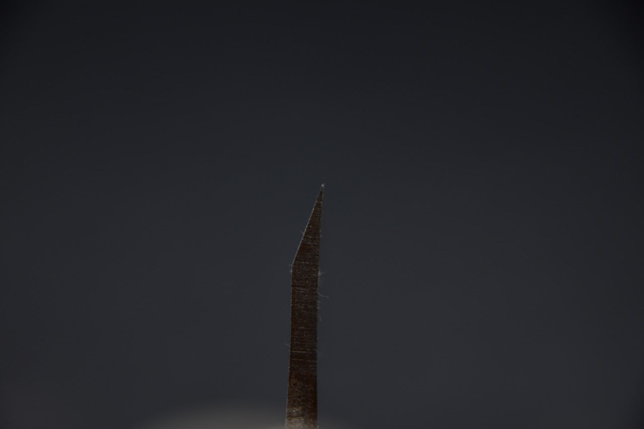 Hitohira Gorobei Shirogami #3 Deba 180mm Bois de Ho (D-Shape)