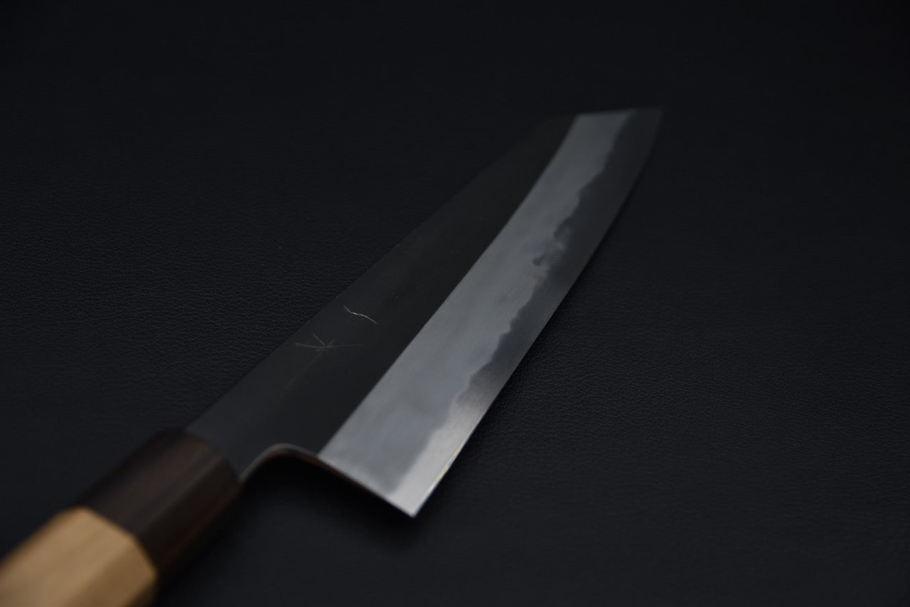 Hitohira Kikuchiyo Kyuzo Shirogami #2 Kurouchi Kiritsuke Gyuto 210mm Cerisier