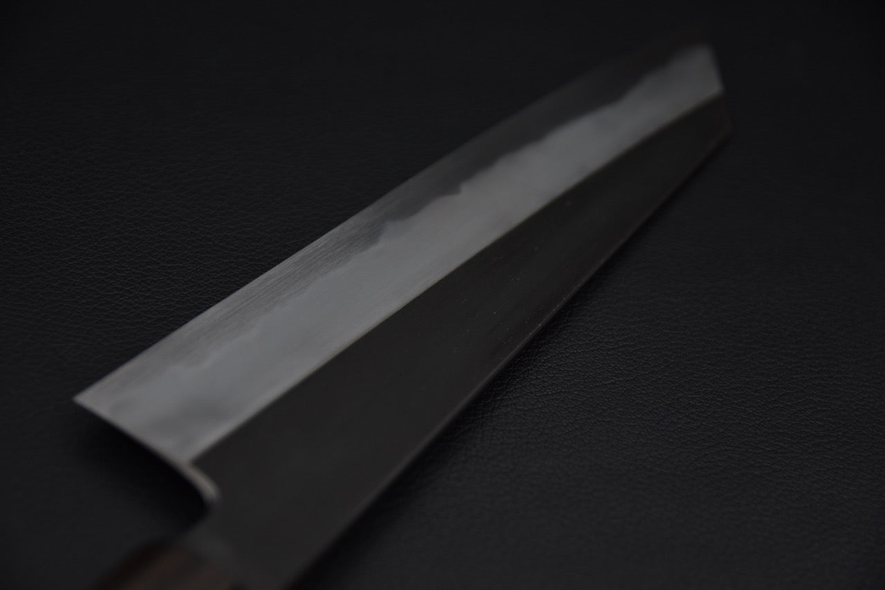 Hitohira Kikuchiyo Kyuzo Shirogami #2 Kurouchi Kiritsuke Gyuto 210mm Cerisier