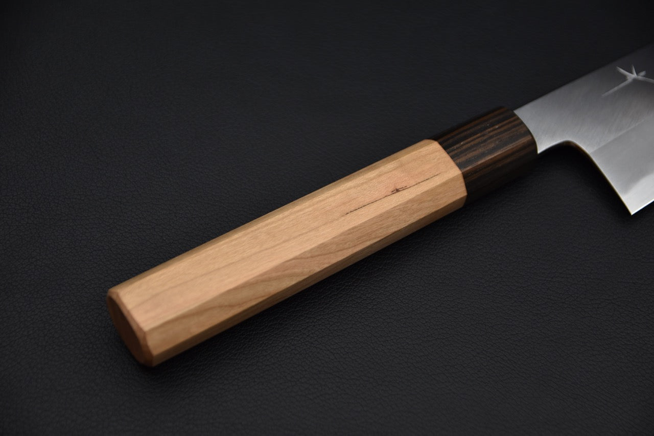 Hitohira Kikuchiyo Kyuzo Shirogami #2 Migaki Kiritsuke Gyuto 210mm