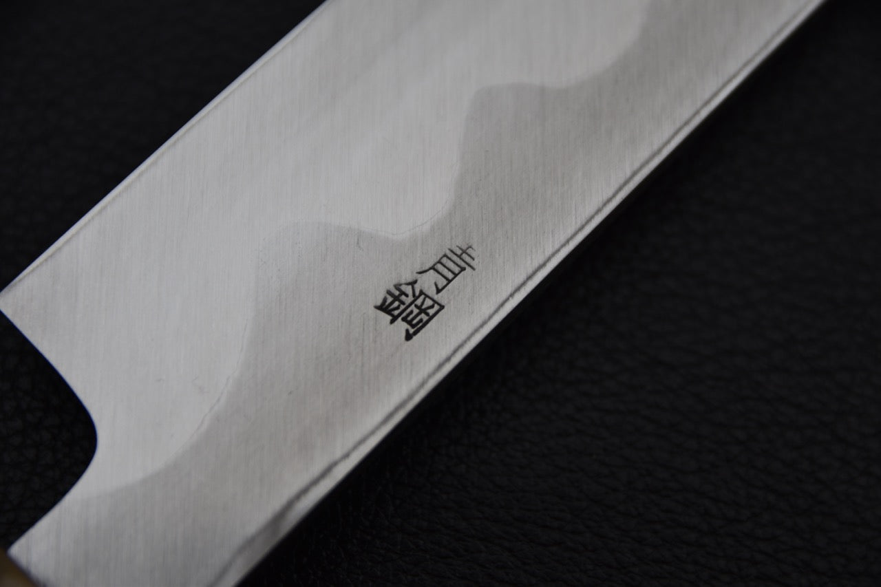 Hitohira Kikuchiyo Manzo Aogami #2 Yanagi Sakimaru 300mm (Saya) Ébène