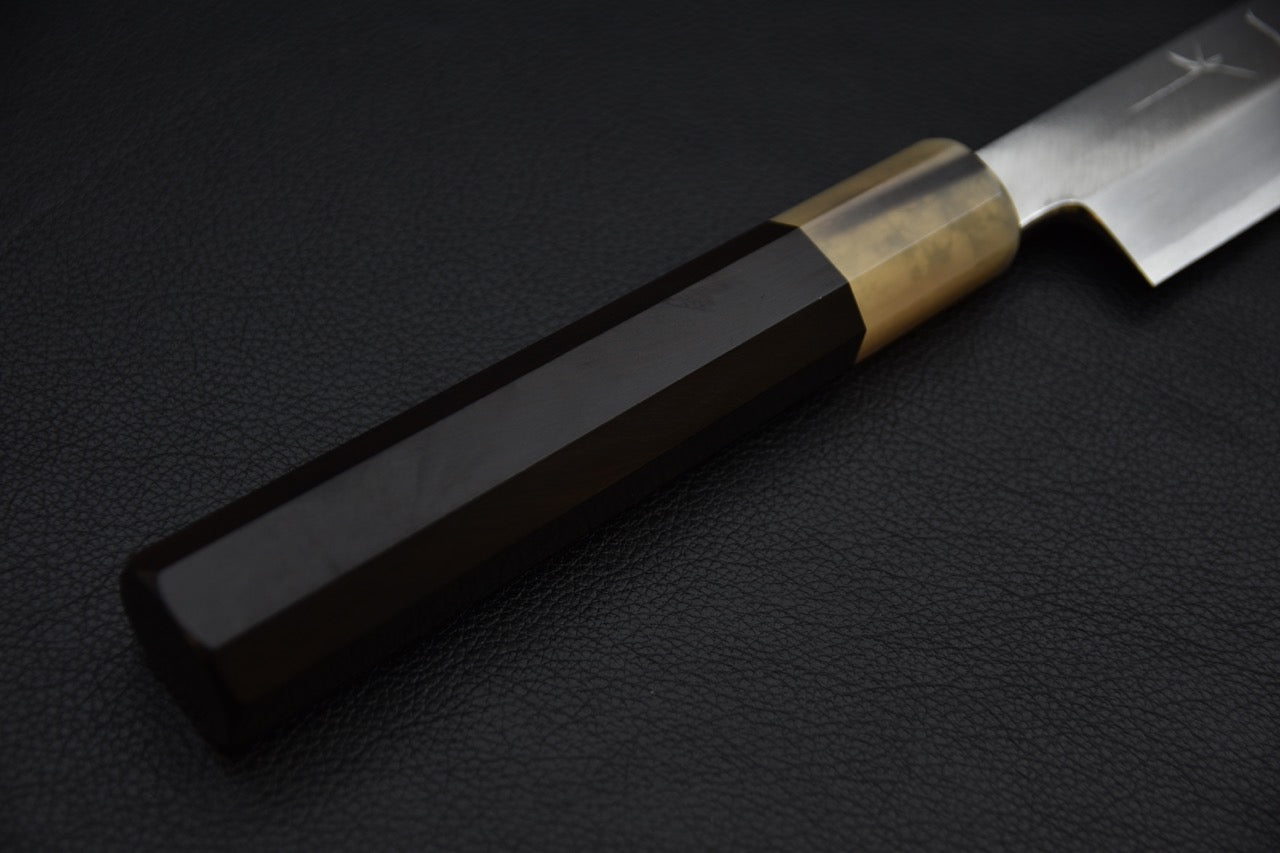 Hitohira Kikuchiyo Manzo Aogami #2 Yanagi Sakimaru 300mm (Saya) Ébène