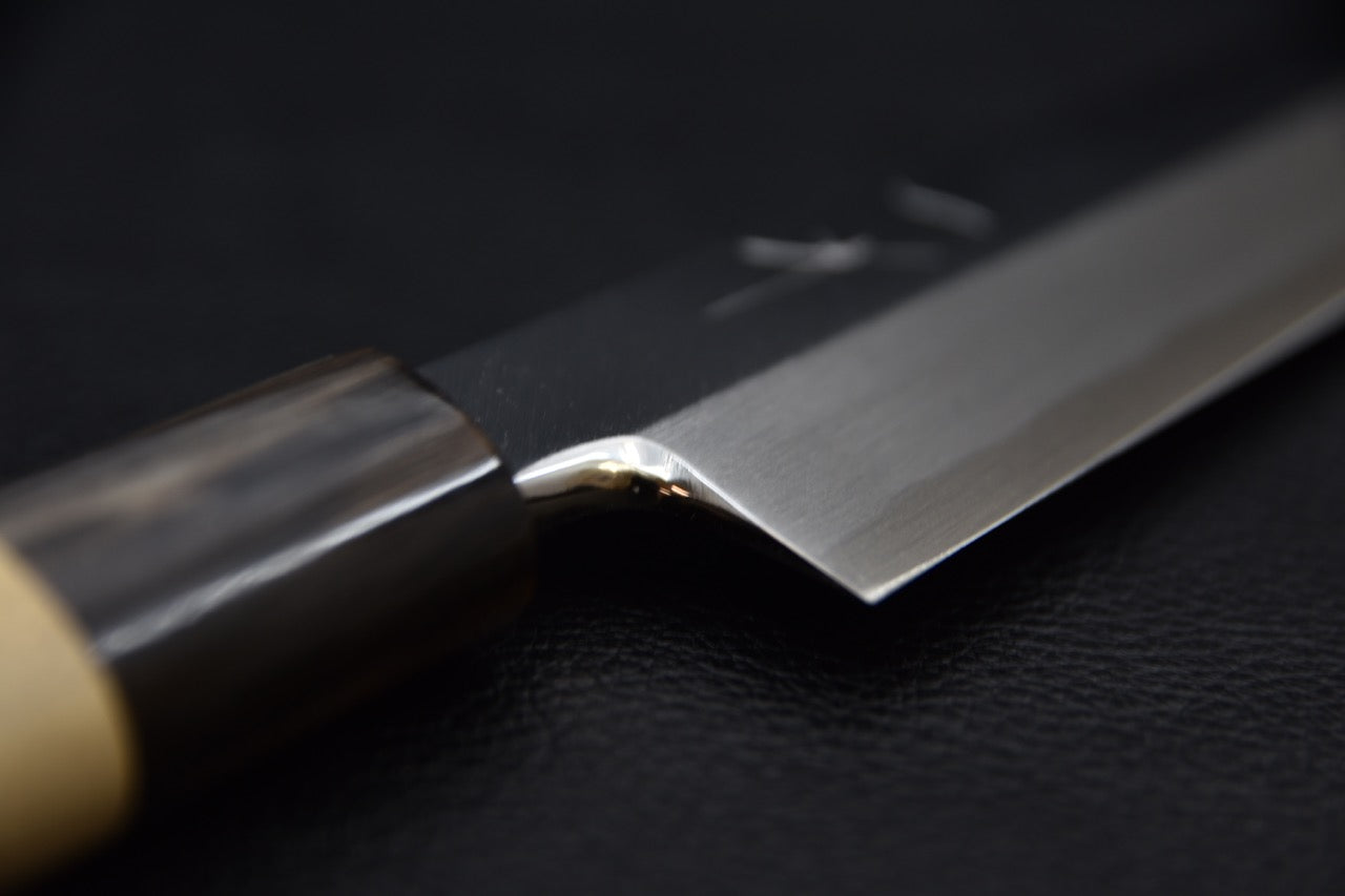 Hitohira Kikuchiyo Manzo White #3 Yanagiba 240mm Ho Wood Handle (D-Shape)