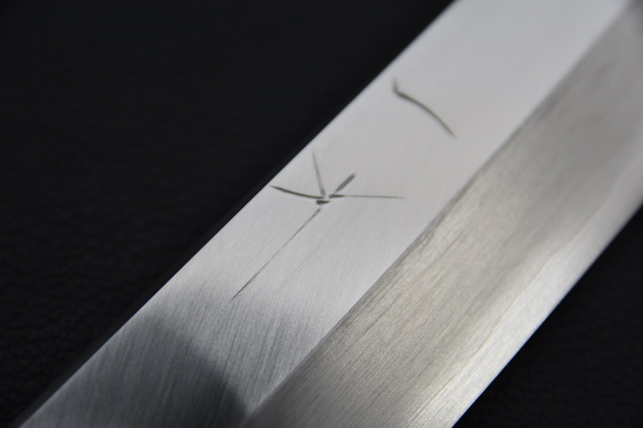 Hitohira Kikuchiyo Mosuke Ginsan Kiritsuke Yanagiba 300mm (Saya)