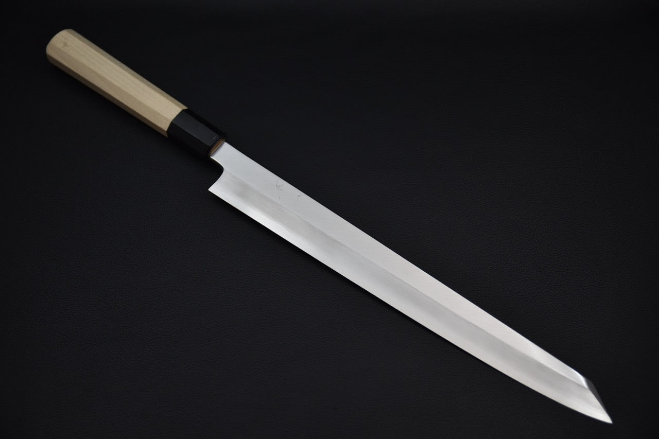 Hitohira Kikuchiyo Mosuke Ginsan Kiritsuke Yanagiba 300mm Ho