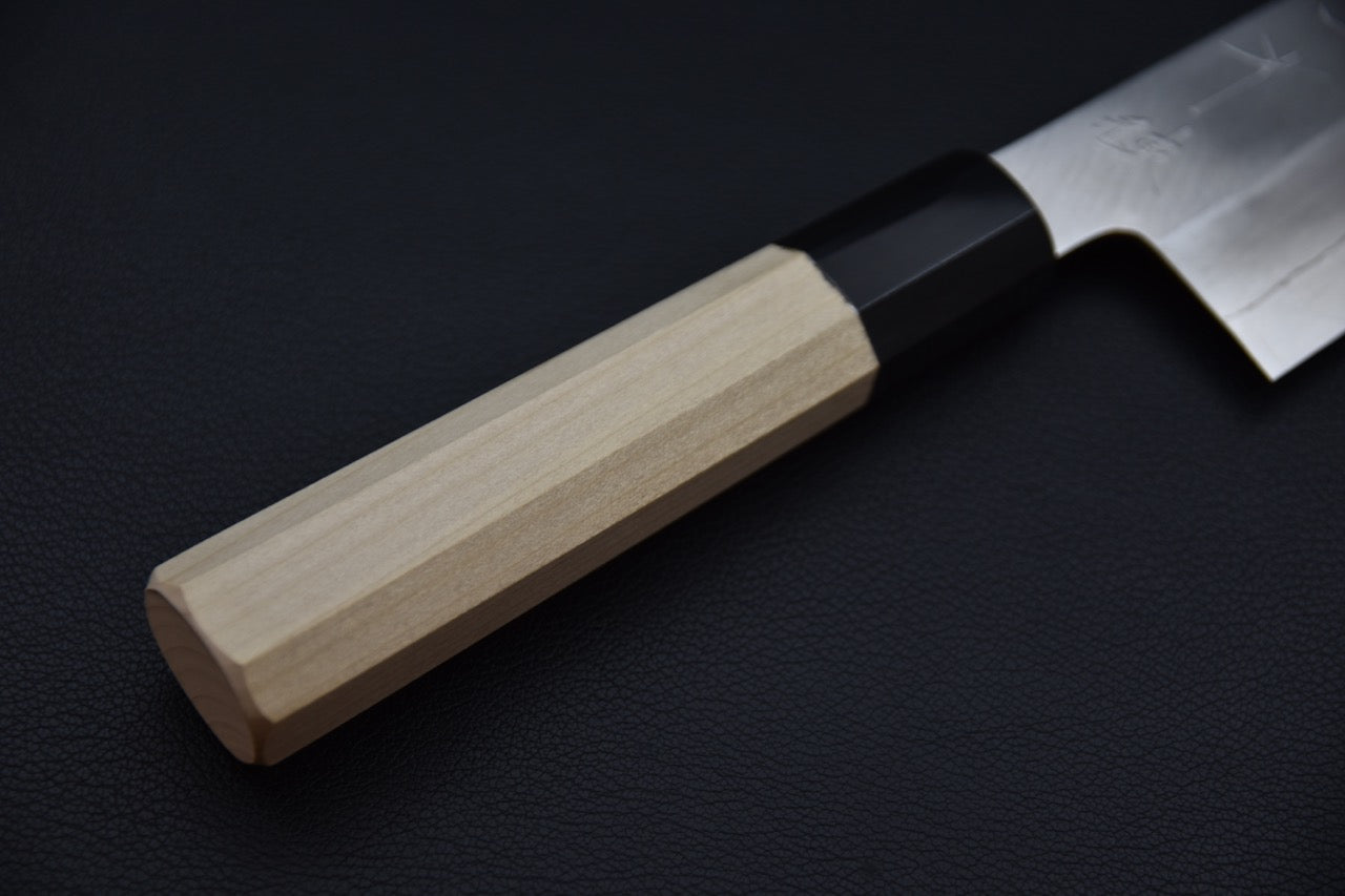 Hitohira Kikuchiyo Ren Silver #3 Santoku 180mm Ho Wood Handle