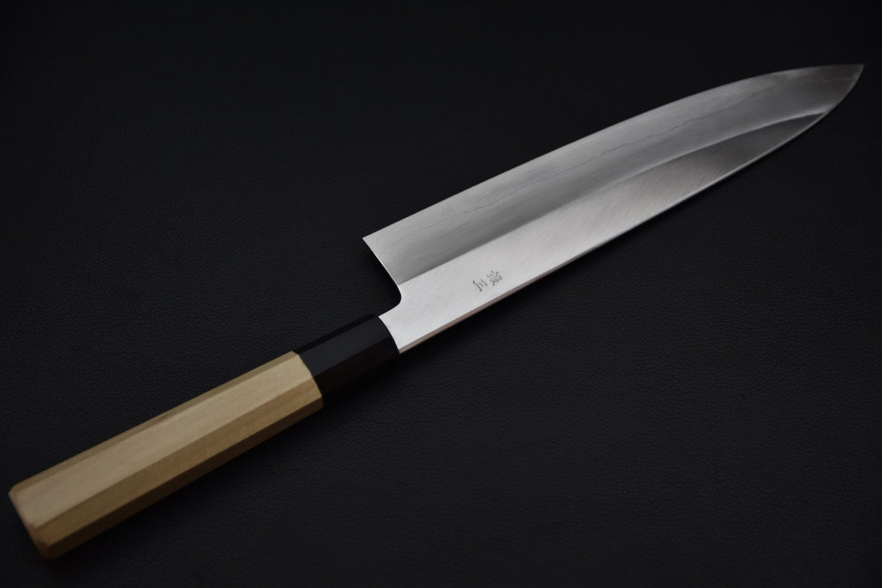 Hitohira Kikuchiyo Ren Silver #3 Gyuto 240mm Ho Wood Handle