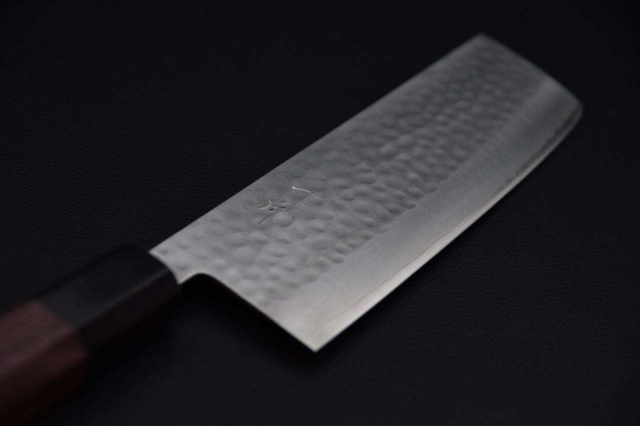 Hitohira NM Tsuchime Nakiri 165mm Bois de Coeur Violet