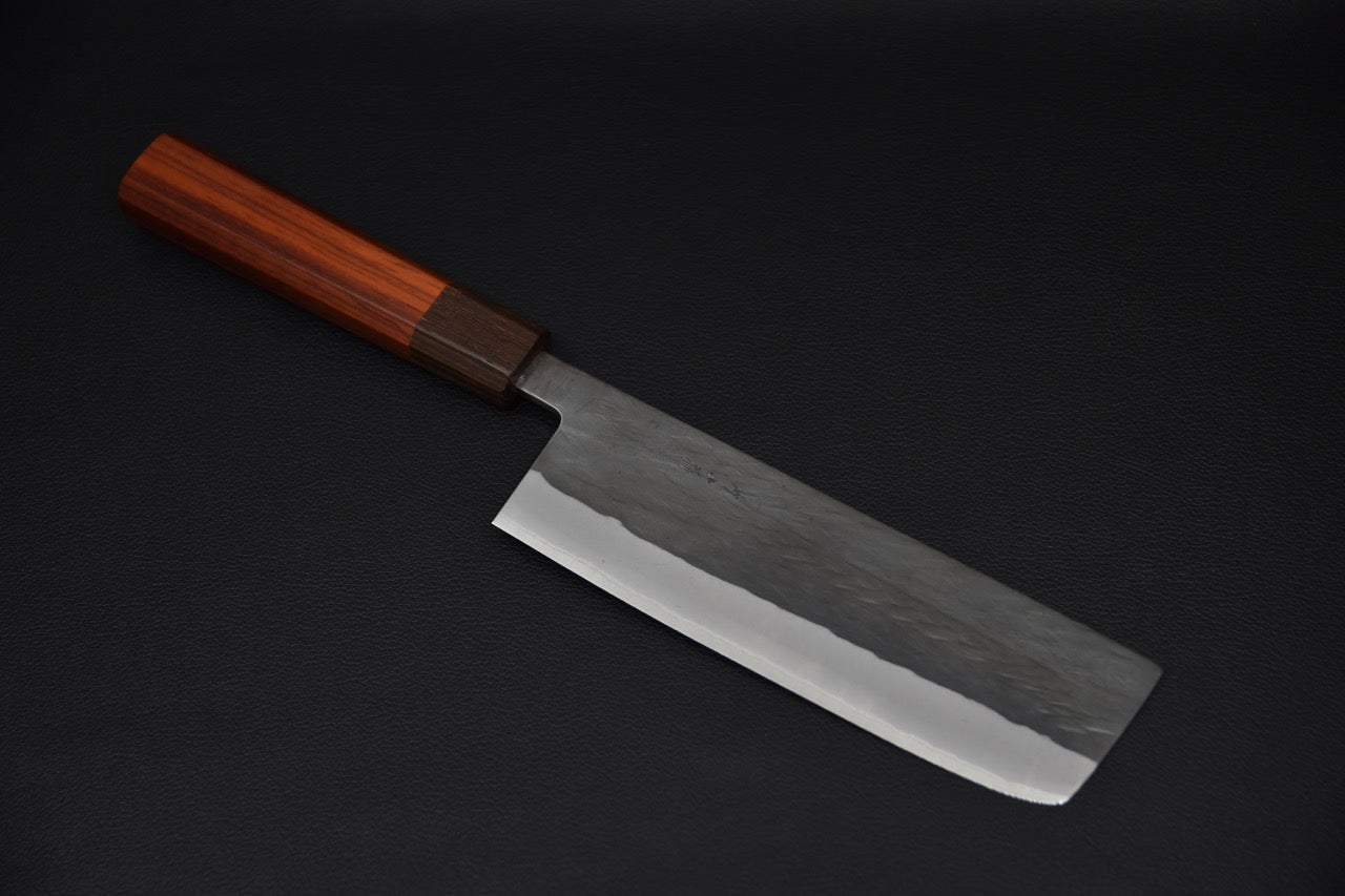 Hitohira TD Aogami #2 Kurouchi Nakiri 165mm Padouk