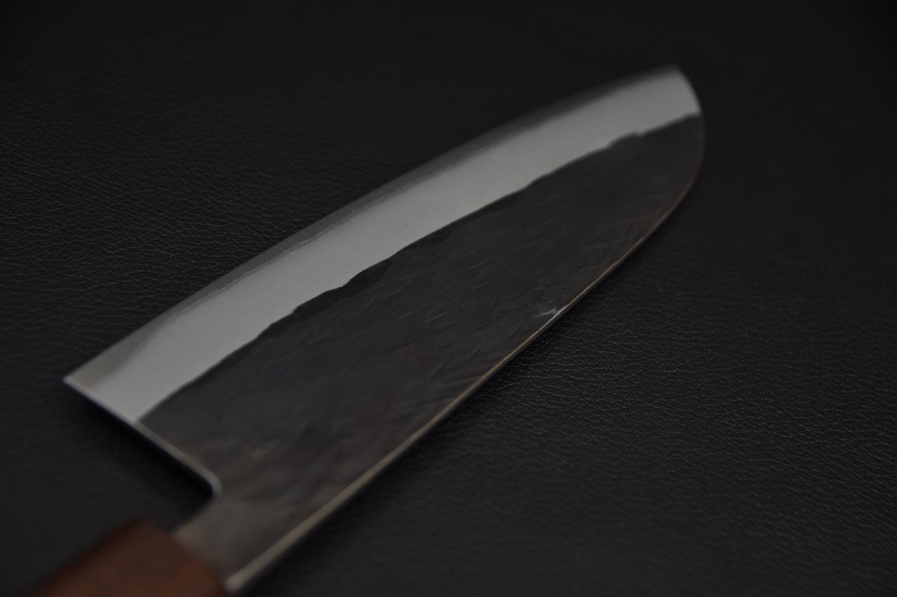 Hitohira TD Aogami #2 Kurouchi Santoku 165mm Padouk