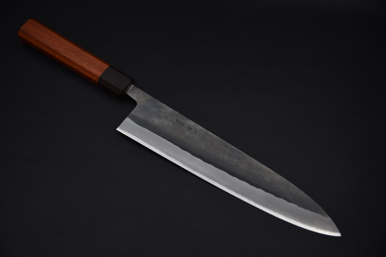 Hitohira TD Aogami #2 Kurouchi Gyuto 240mm Padauk