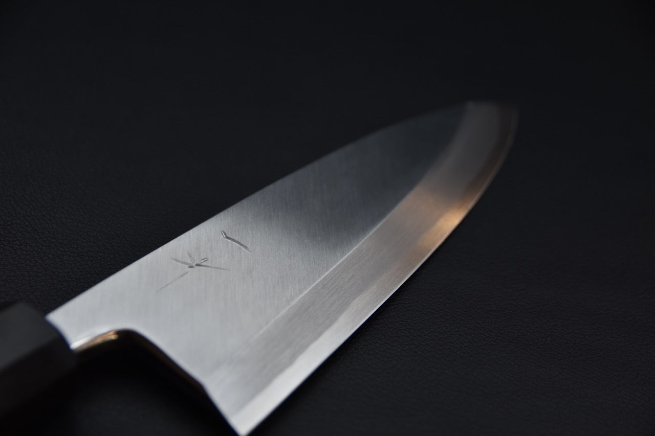 Hitohira Tanaka Manzo Shirogami #2 Deba 165mm Bois de Ho (Saya)