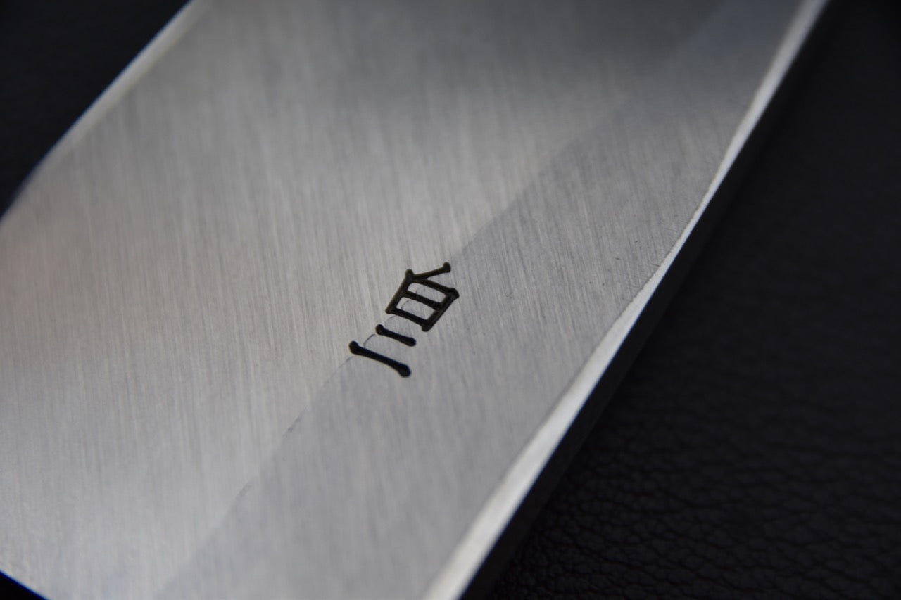 Hitohira Tanaka Manzo Shirogami #2 Deba 165mm Bois de Ho (Saya)