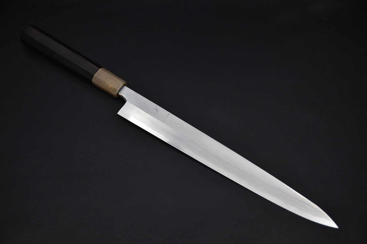 Hitohira Tanaka Manzo Shirogami #2 Yanagiba 270mm Ébène