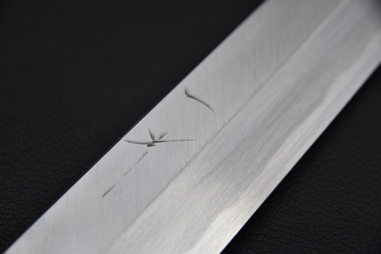 Hitohira Tanaka Manzo Shirogami #2 Yanagiba 270mm Ébène