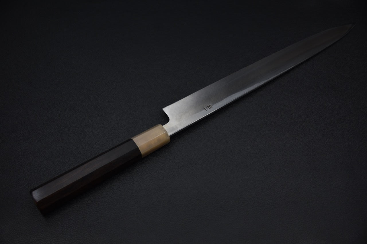 Hitohira Tanaka Manzo Shirogami #2 Yanagiba 270mm Ébène