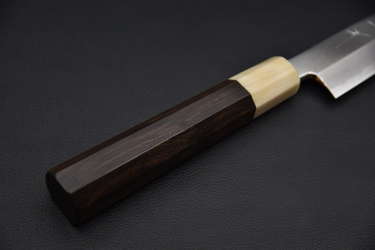 Hitohira Tanaka Manzo Shirogami #2 Yanagiba 300mm Ébène(Saya)