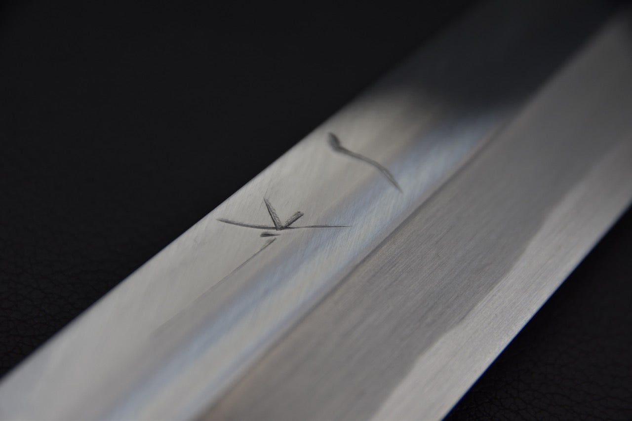 Hitohira Tanaka Mosuke Aogami #1 Kiritsuke Yanagiba 300mm Ebony (Saya)