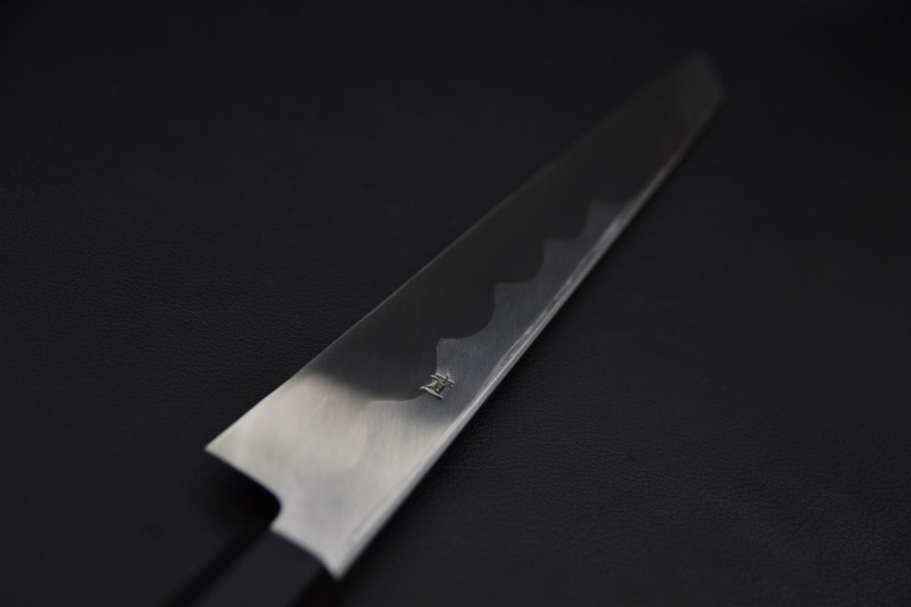 Hitohira Tanaka Mosuke Aogami #1 Kiritsuke Yanagiba 300mm Ebony (Saya)