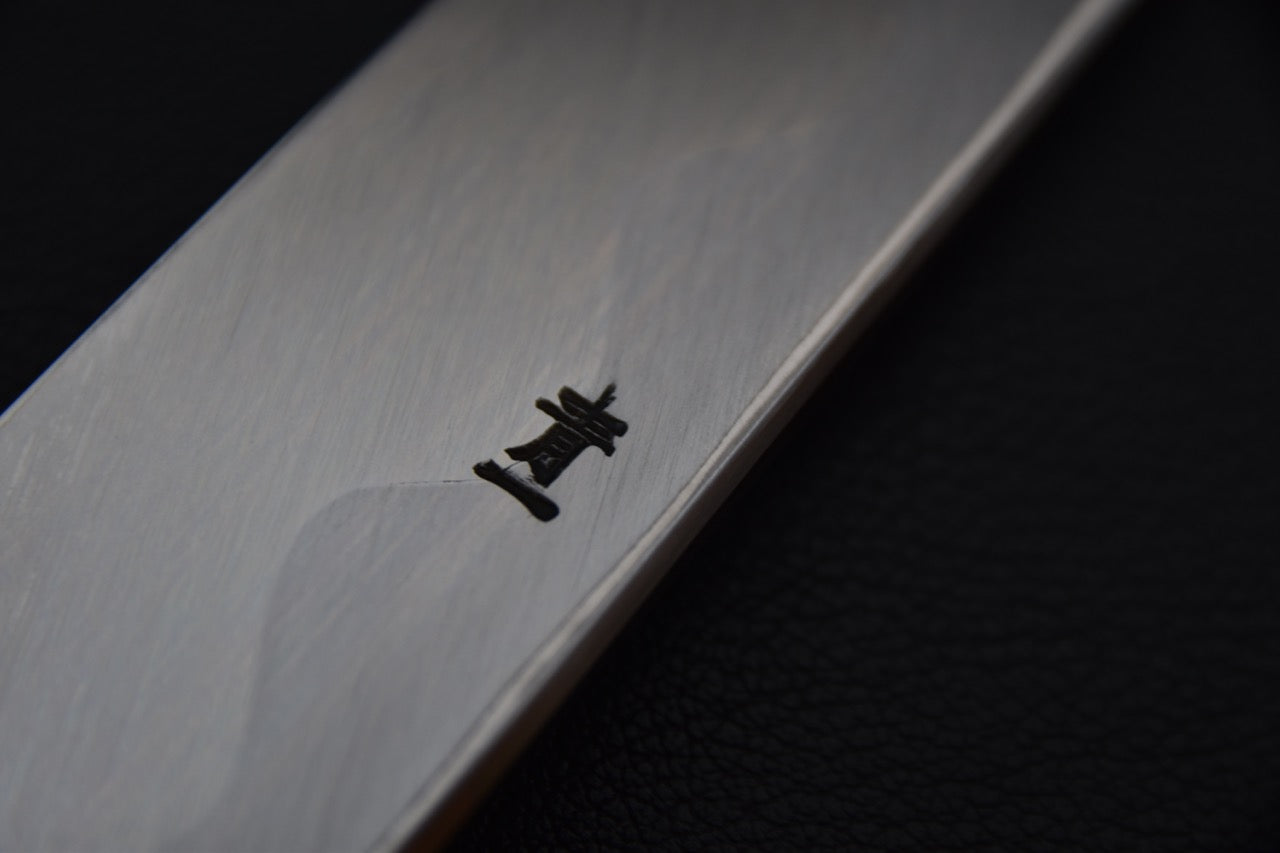 Hitohira Tanaka Mosuke Aogami #1 Yanagiba 300mm Ébène Miroir