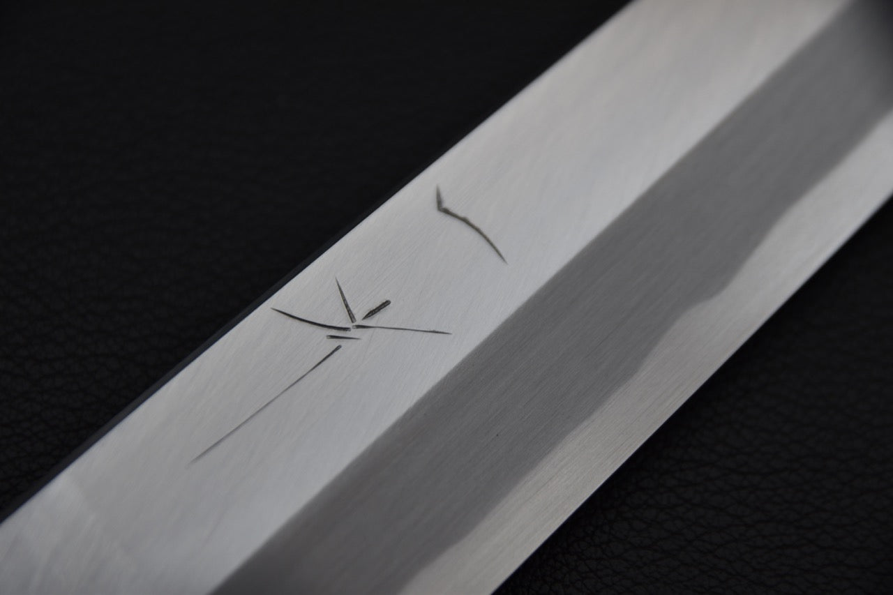 Hitohira Tanaka Mosuke Blue #1 Yanagiba 300mm Ebony Handle (Saya)